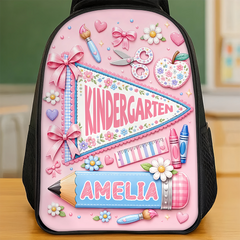 Custom Kids Front Printed Backpack - Personalized Back To School Gifts For Kids - Big Dreams Start In Small Classrooms