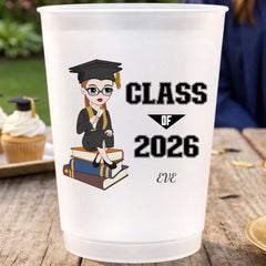 Custom Happy Graduation Plastic Cups