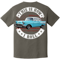 This Is How I Roll - Custom Photo Classic Car Shirt - Personalized Upload Vehicle Photo