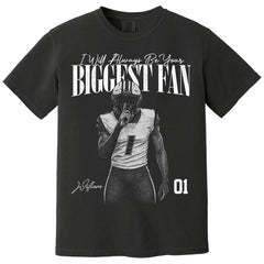I'll Always Be Your Biggest Fan - Washed Tee Retro Bootleg Shirt For Football Players