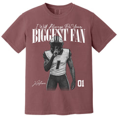 I'll Always Be Your Biggest Fan - Washed Tee Retro Bootleg Shirt For Football Players
