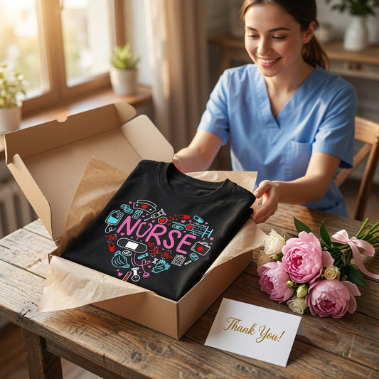Casual and cute nurse-themed shirt - The perfect gift for a nurse