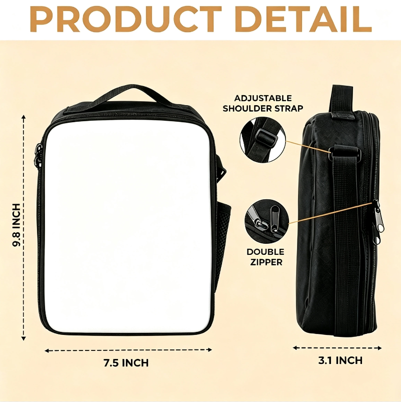Daily Progress - Personalized Customized Lunch Bags - Gift for Children's Schooling