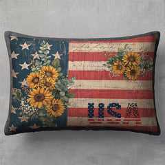 Customized throw pillow covers, home decoration designs, suitable for occasions such as celebrations, anniversaries, Labor Day, and throughout the year to showcase patriotic sentiments.