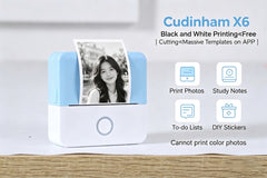Cudinham Branded Retro Gaming Mini Printer | Personalized Gifts & Portable Inkless Printers