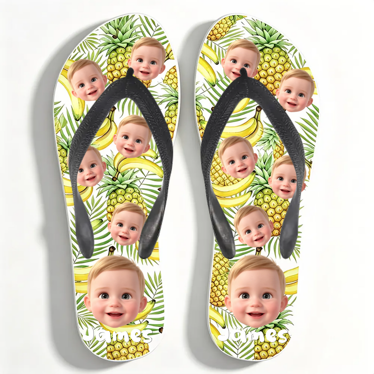 Customized flip-flops and mules - Personalize your photos - Perfect for vacation and casual wear