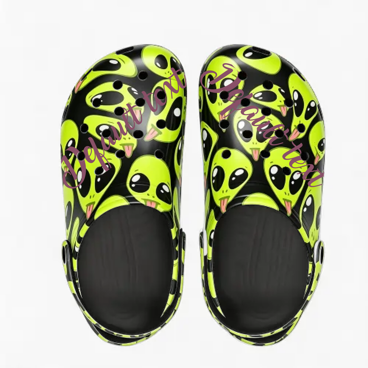 Personalized Content - Customized Fun Alien Print Sneakers