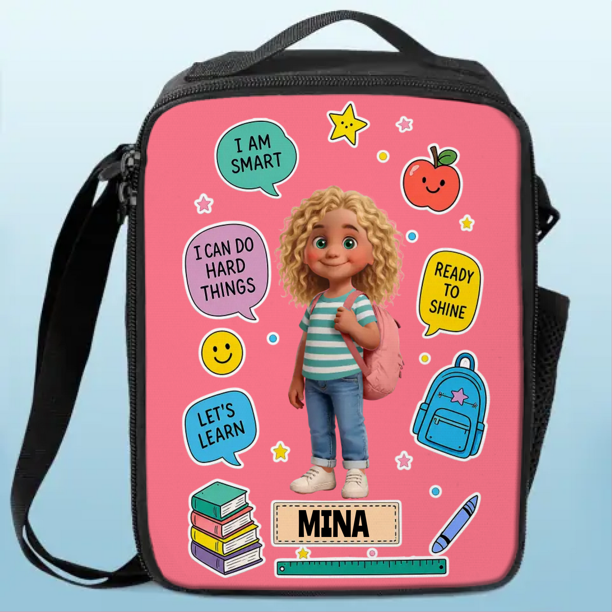Personalized Customized Lunch Bags - Gift for Children's Schooling