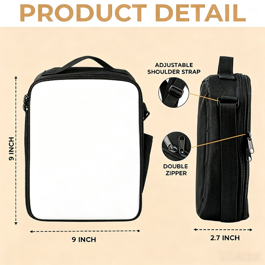 Study hard! Personalized lunch bag - a gift for your child's first day of school
