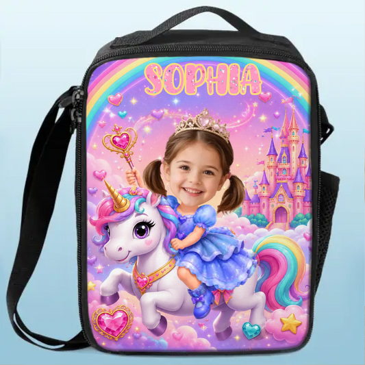 The Princess' Day - Personalized Customized Lunch Bag - Gift for Children's First Day of School