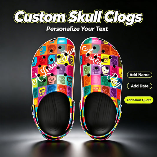 Personalized Content-printed slip-on shoes - perfect for beach and casual outings