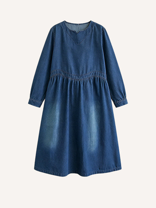 New Loose Denim Dress for Summer