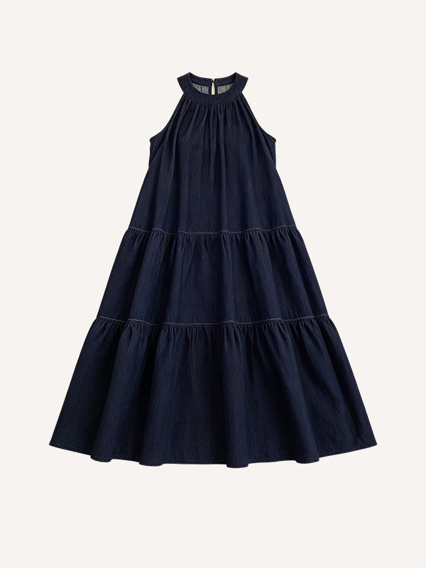 2026 Spring/Summer New Dark Breathable Plus Size Dress