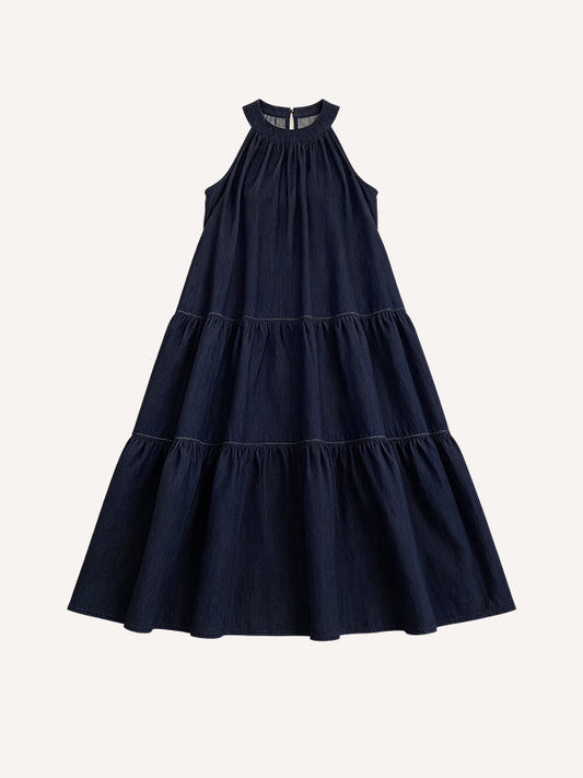 2026 Spring/Summer New Dark Breathable Plus Size Dress