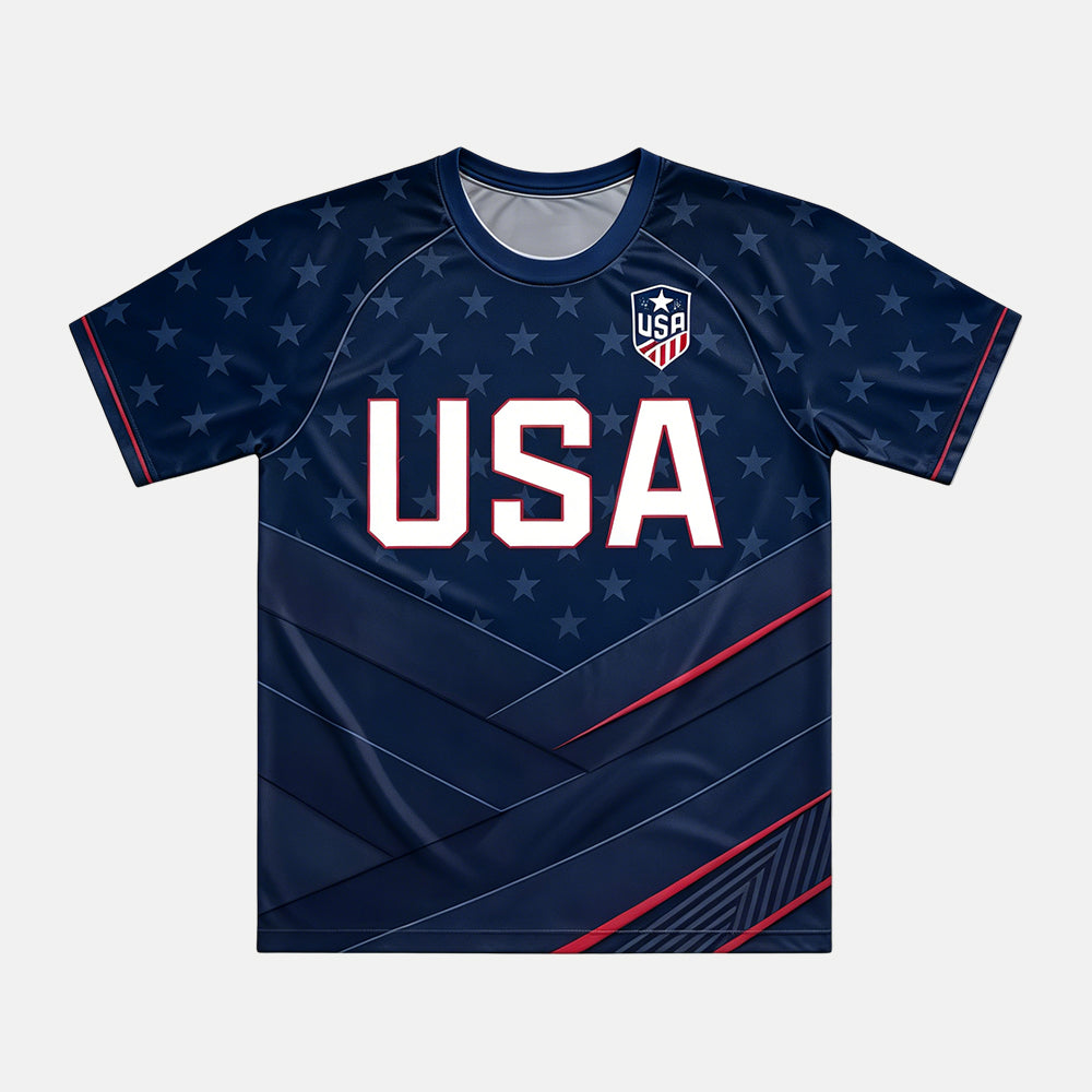 Custom Men's USA 2026 Jersey Shirt - Personalized Birthday Gifts For Soccer Lovers, Sports Fans, Sports Lovers - A True Champion Is Born