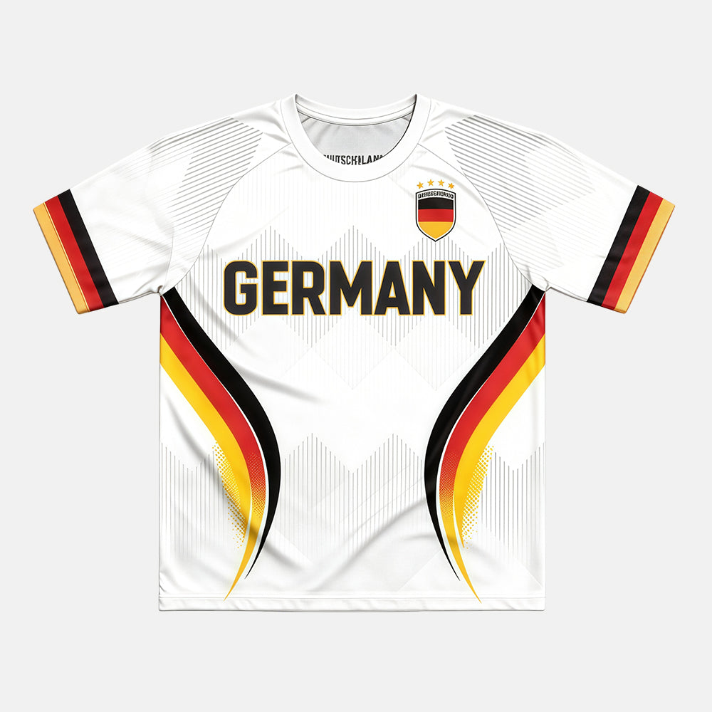 Custom Men's Germany 2026 Jersey Shirt - Personalized Birthday Gifts For Soccer Lovers, Sports Fans, Sports Lovers - Chasing Goals And Glory