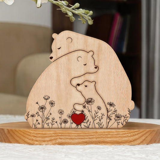 Custom Photo Building Block Puzzle - Personalized Picture & Slogan Keepsake, DIY Gift for Family, Friends & Kids