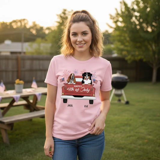Custom Happy 4th of July T-shirts