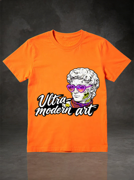 Vintage Modern Art Classical Figure Pop Art Graphic T-Shirt