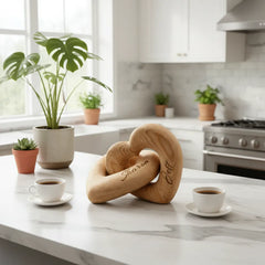 Romantic Couple - Personalized Infinity Heart Sculpture