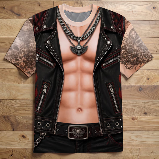 Custom Funny Motorcycle T-shirt - Personalized Birthday Gifts For Men, Bikers - Cool By Nature