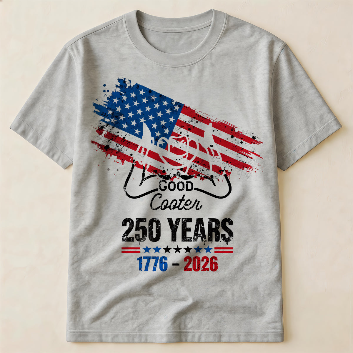 Funny Good Cooter Patriotic Shirt | 1776-2026 US 250 Year Independence American Flag Graphic T-Shirt