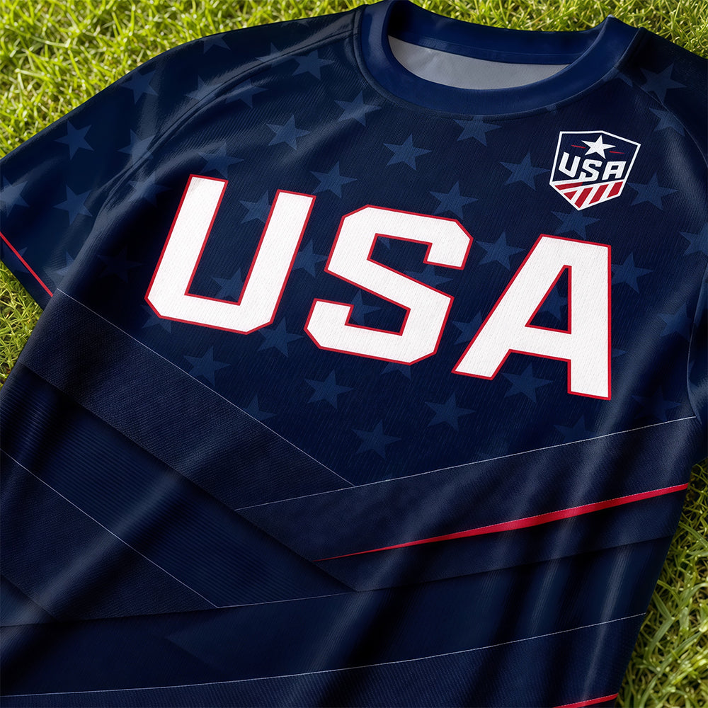 Custom Men's USA 2026 Jersey Shirt - Personalized Birthday Gifts For Soccer Lovers, Sports Fans, Sports Lovers - A True Champion Is Born