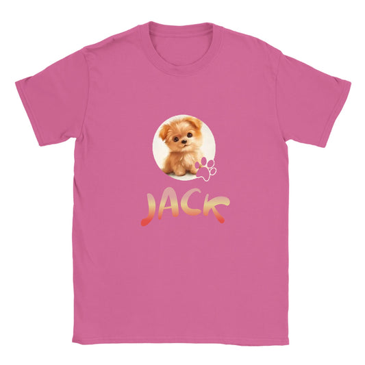 Pet Photo with name in Gradient Finish Tee