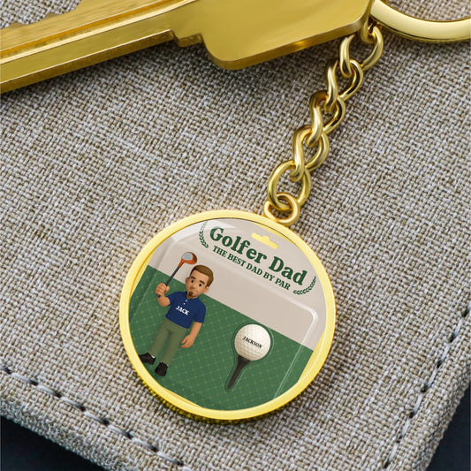 Circle Pendant with Keychain