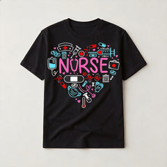 Casual and cute nurse-themed shirt - The perfect gift for a nurse