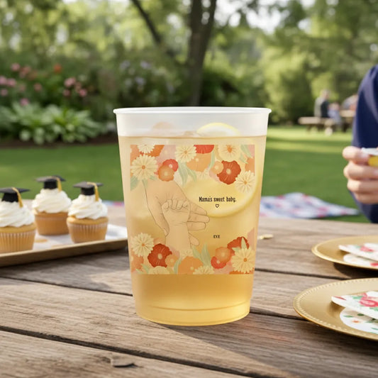 Custom Mommy's sweet angel Plastic Cups