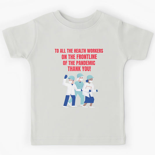 Fashion nurse lifestyle graffiti pattern white short-sleeved shirt