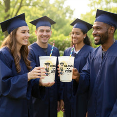 Custom Happy Graduation Plastic Cups