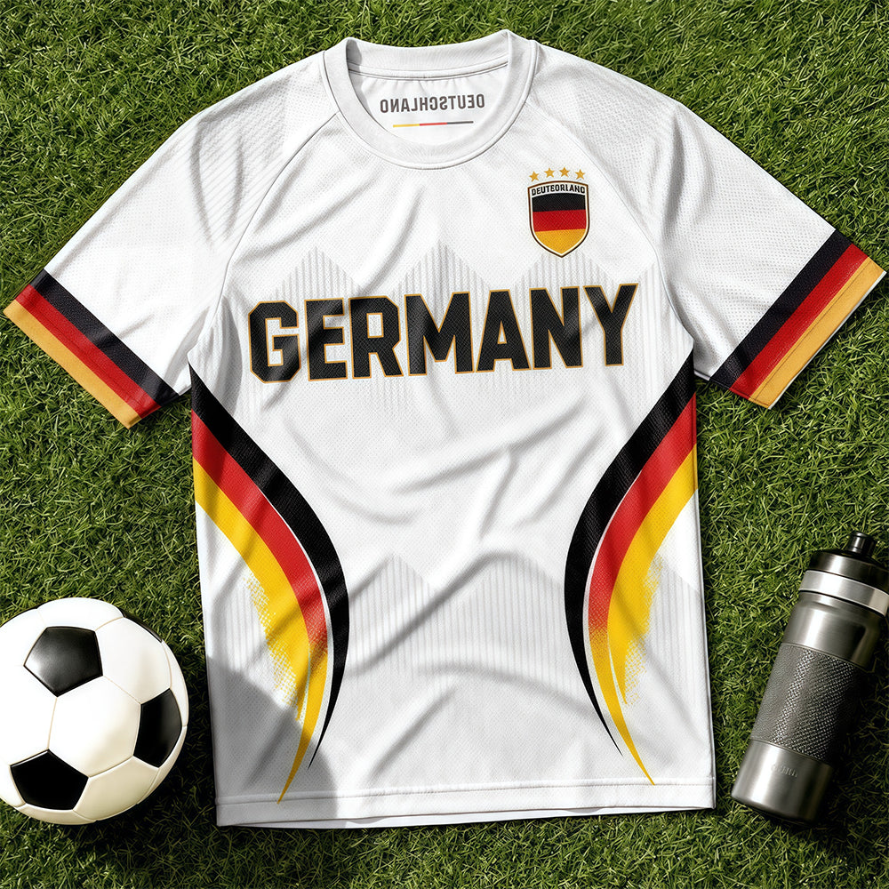 Custom Men's Germany 2026 Jersey Shirt - Personalized Birthday Gifts For Soccer Lovers, Sports Fans, Sports Lovers - Chasing Goals And Glory