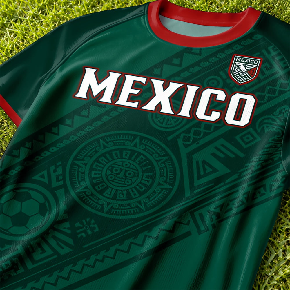 Custom Men's Mexico 2026 Jersey Shirt - Personalized Birthday Gifts For Soccer Lovers, Sports Fans, Sports Lovers - The Emerald Green Football Era