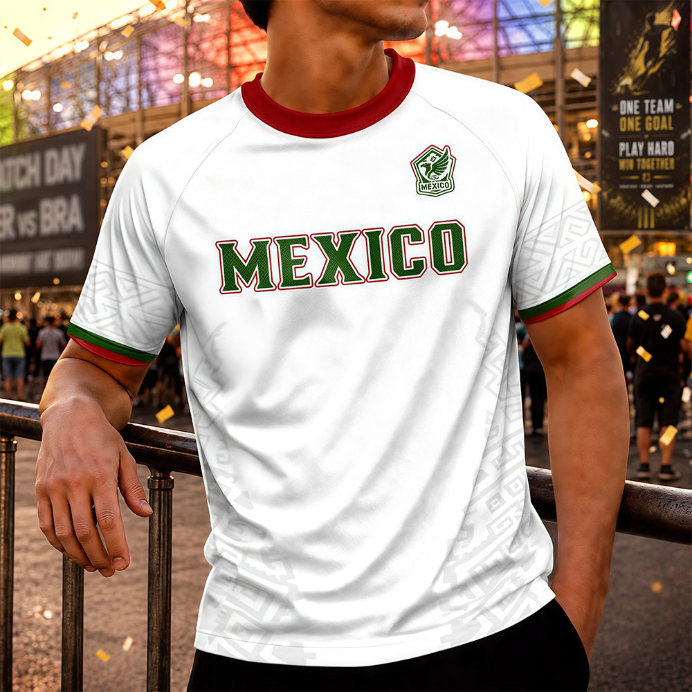 Custom Men's Mexico 2026 Jersey Shirt - Personalized Birthday Gifts For Soccer Lovers, Sports Fans, Sports Lovers - Ready For Kickoff