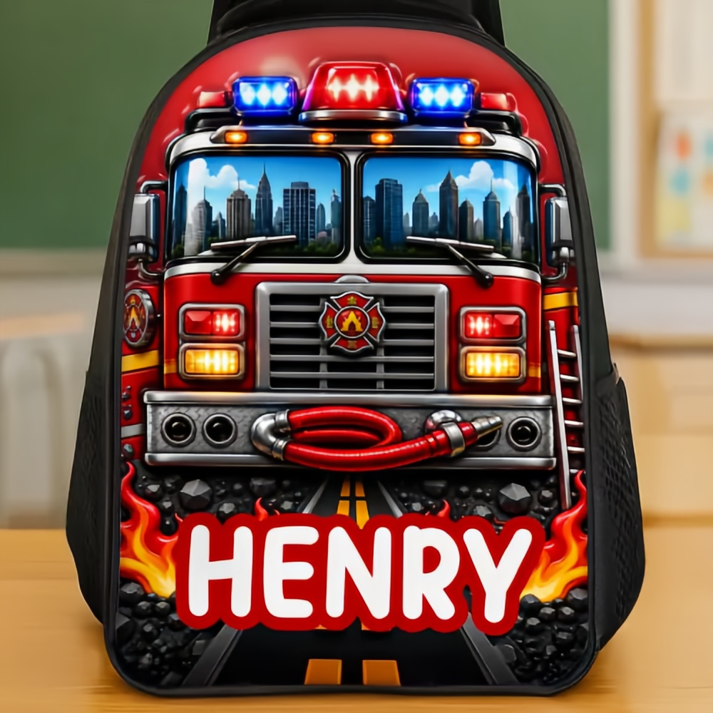 Custom Kids Front Printed Backpack - Personalized Back To School Gifts For Kids - Ready To Roll
