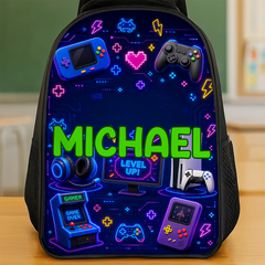 Custom Kids Front Printed Backpack - Personalized Back To School Gifts For Kids - On The Road To Adventure