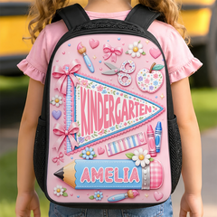 Custom Kids Front Printed Backpack - Personalized Back To School Gifts For Kids - Big Dreams Start In Small Classrooms