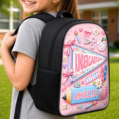 Custom Kids Front Printed Backpack - Personalized Back To School Gifts For Kids - Big Dreams Start In Small Classrooms