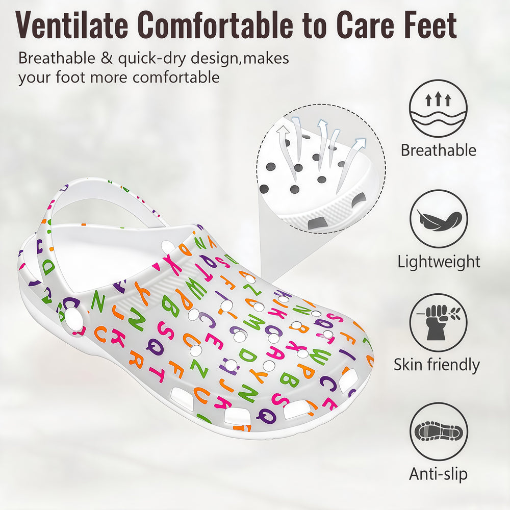 Upload your own photos to customize your slippers. DND tabletop game print - ankle sandals, customizable images, casual outdoor beach slippers, suitable for TTRPG enthusiasts.