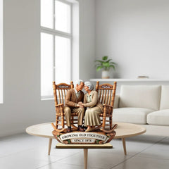 Growing Old Together Custom Figurine