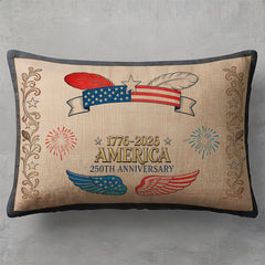 Customized throw pillow covers, home decoration designs, suitable for occasions such as celebrations, anniversaries, Labor Day, and throughout the year to showcase patriotic sentiments.