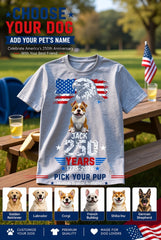 "Our Pets Are Family Too" – Limited Edition 250th Anniversary Graphic T-Shirt