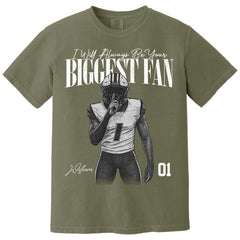 I'll Always Be Your Biggest Fan - Washed Tee Retro Bootleg Shirt For Football Players