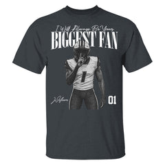 I'll Always Be Your Biggest Fan - Washed Tee Retro Bootleg Shirt For Football Players
