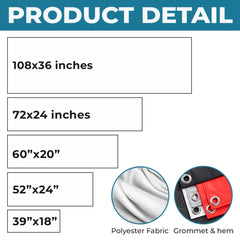 Custom Polyester Outdoor Banner - Personalized America 250th Anniversary Gifts For Mom, Dad, Brother, Sister, Kids - Proud Hearts Shine Bright