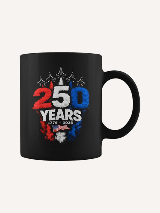250 Years American 1776 2026 250Th Usa Patriotic 4Th Of July Coffee Mug