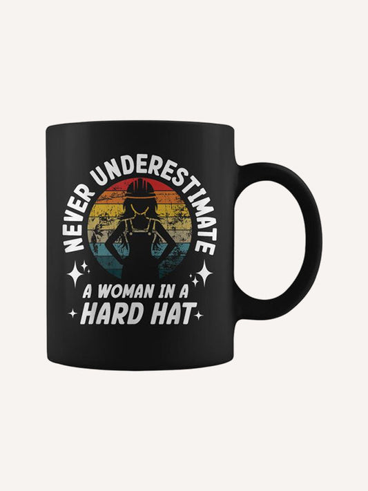 In Construction Female Construction Worker Contractor Coffee Mug