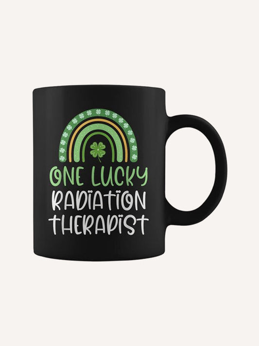 One Lucky Radiation Therapist St Patrick's Day Therapy Coffee Mug